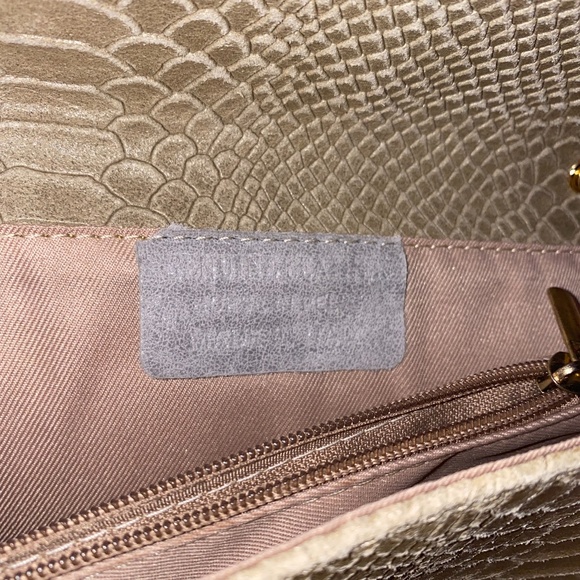 BORSE in Pelle Italian Vintage Snakeskin Purse - Picture 6 of 12